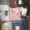The photo shows a package with clothing in the category A.