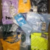 The photo shows a package with clothing in the category H.