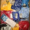 The photo shows a package with clothing in the category H.