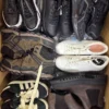 The photo shows a package with footwear in the category CSU.