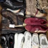 The photo shows a package with footwear in the category CSU.