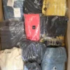 The photo shows a package with clothing in the category D.