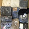 The photo shows a package with clothing in the category D.