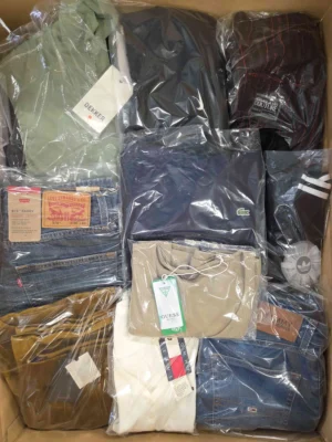 The photo shows a package with clothing in the category B.