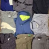The photo shows a package with clothing in the category U.