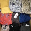 The photo shows a package with clothing in the category U.