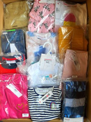 The photo shows a package with clothing in the category N.