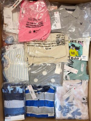 The photo shows a package with clothing in the category N.