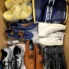 The photo shows a package with footwear in the category BSU.