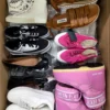 The photo shows a package with footwear in the category BSU.