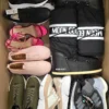 The photo shows a package with footwear in the category BSU.