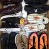 The photo shows a package with footwear in the category BSU.