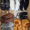 The photo shows a package with footwear in the category BSU.