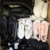 The photo shows a package with footwear in the category BSU.