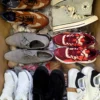 The photo shows a package with footwear in the category BSU.