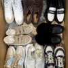 The photo shows a package with footwear in the category BSU.