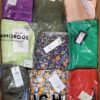 The photo shows a package with clothing in the category AR.