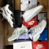 The photo shows a package with footwear in the category CS.