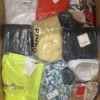 The photo shows a package with clothing in the category AP.