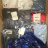 The photo shows a package with clothing in the category AP.