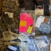 The photo shows a package with clothing in the category A.