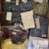 The photo shows a package with clothing in the category A.