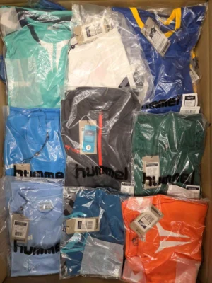 The photo shows a package with clothing in the category H.