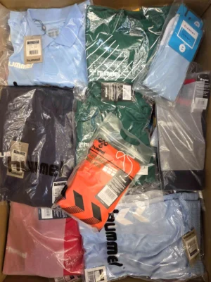 The photo shows a package with clothing in the category H.