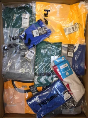The photo shows a package with clothing in the category H.
