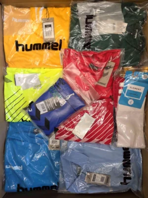 The photo shows a package with clothing in the category H.