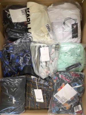 The photo shows a package with clothing in the category A.