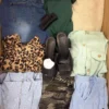 The photo shows a package with clothing in the category BSN.