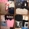 The photo shows a package with clothing in the category T.
