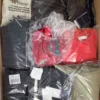 The photo shows a package with clothing in the category T.