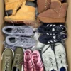 The photo shows a package with footwear in the category CSU.