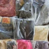The photo shows a package with clothing in the category D.
