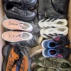 The photo shows a package with footwear in the category CSU.