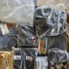 The photo shows a package with clothing in the category D.