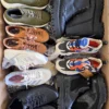 The photo shows a package with footwear in the category CSU.