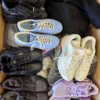 The photo shows a package with footwear in the category CSU.