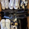 The photo shows a package with footwear in the category CSU.