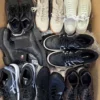 The photo shows a package with footwear in the category CSU.