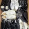 The photo shows a package with footwear in the category CSU.
