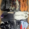 The photo shows a package with footwear in the category CSU.