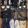 The photo shows a package with footwear in the category CSU.