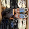 The photo shows a package with footwear in the category CSU.