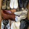 The photo shows a package with footwear in the category CSU.
