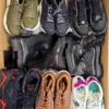 The photo shows a package with footwear in the category CSU.