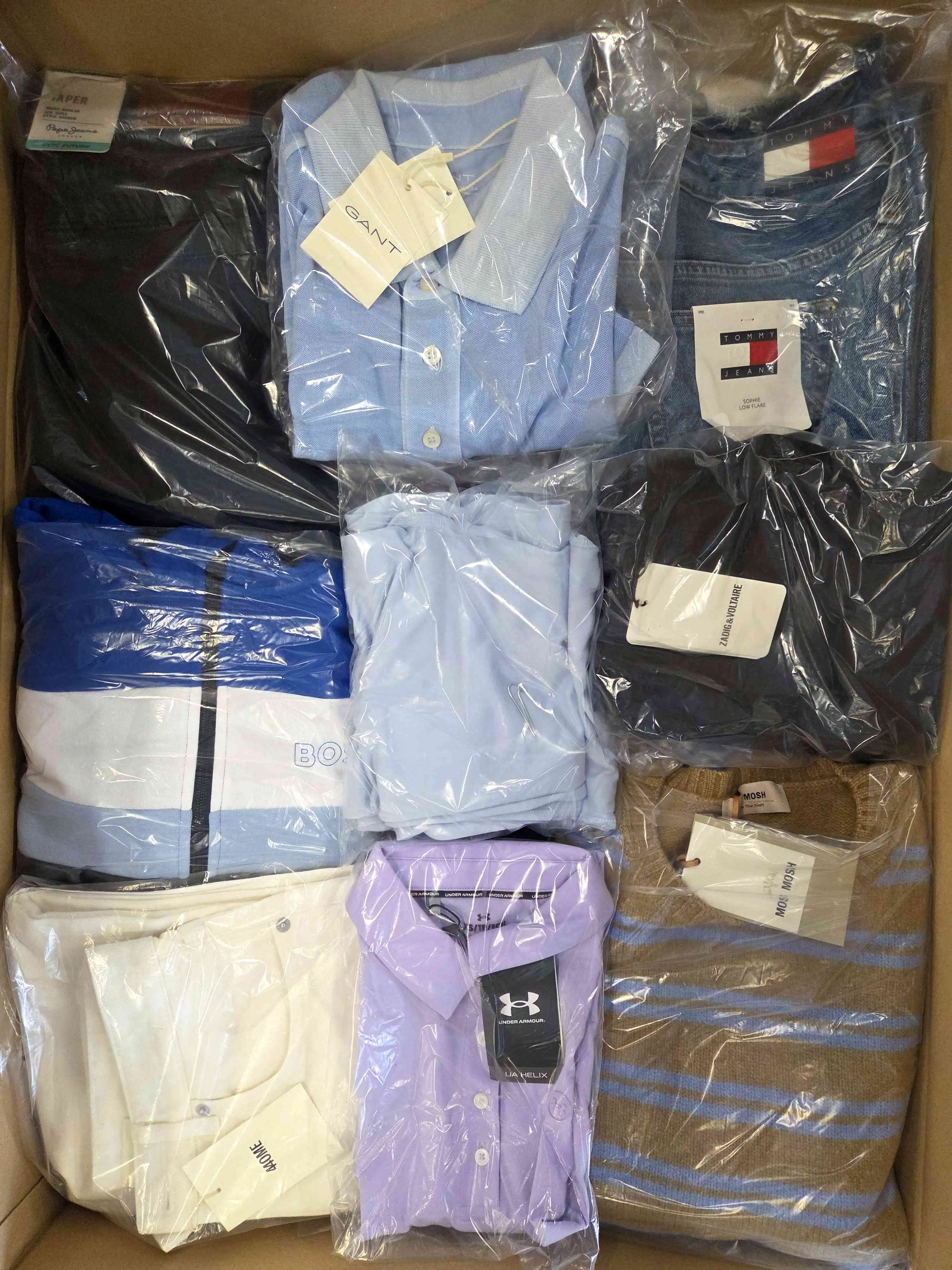 B1696 3 The photo shows a package with clothing in the category B.