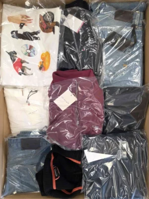 The photo shows a package with clothing in the category B.